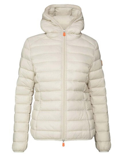 Save The Duck Daisy Hooded Jacket D33620 W Rainy Beige (Storlek M)