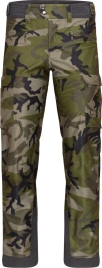 Norrøna Kvinnherad Gore-Tex pants (M) Green Camo XS