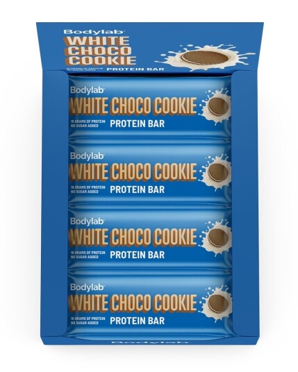 Bodylab White Chocolate Cookie Protein Bar 12x55g