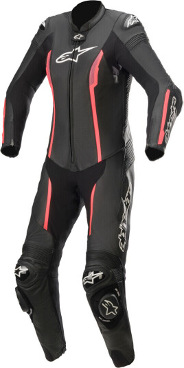 Alpinestars Stella Missile V2 ett stykke motorsykkel damer skinn dress 40 Svart Rød