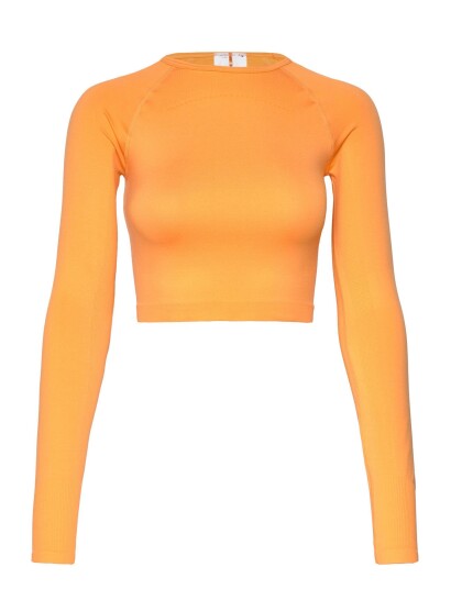 Only Play Onpedona Cir Ls Crop Top BLAZING ORANGE L