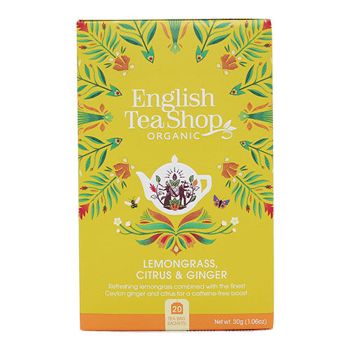 English Tea Shop Lemongrass, Citrus & Ginger Te Ø - 20 Poser