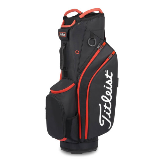 Titleist Cart 14 Trallebag Sort/rød