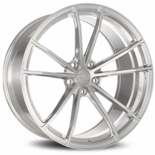 Oz Zeus Brushed Silver 9.5x20 5x120 ET40 B72.6