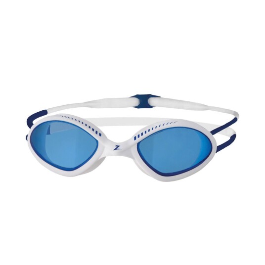 Zoggs Tiger Goggle White/Blue/Tint Blue Regular, White/Blue/Tint Blue