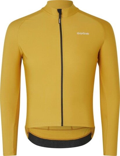 Gripgrab Men's ThermaPace Thermal Long Sleeve Jersey M, Mustard Yellow