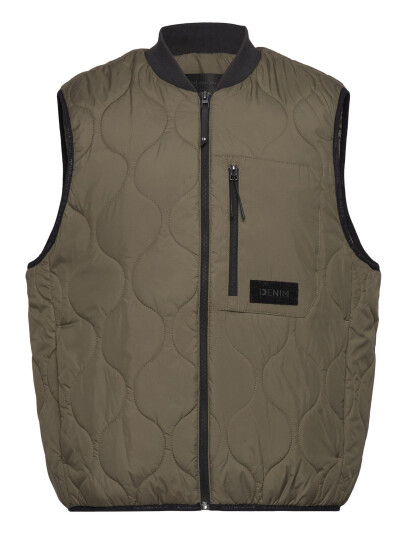 Tom Tailor Light Weight Vest Khaki Tom Tailor DUSTY OLIVE GREEN S , M , L , XL , XXL