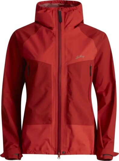 Lundhags Women's Padje Light Waterproof Jacket S, Lively Red/Mellow Red