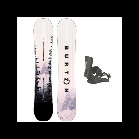 Burton Feelgood m/binding All Mountain/Freestyle - Dame