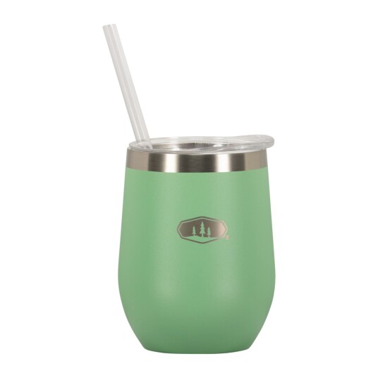 GSI Outdoors Glacier Ss Tumbler, termokopp med lokk og suger?r 355 ml Peppermint