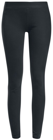 Urban Classics Leggings - Ladies Jersey Leggings - XS til 5XL - Damer - svart