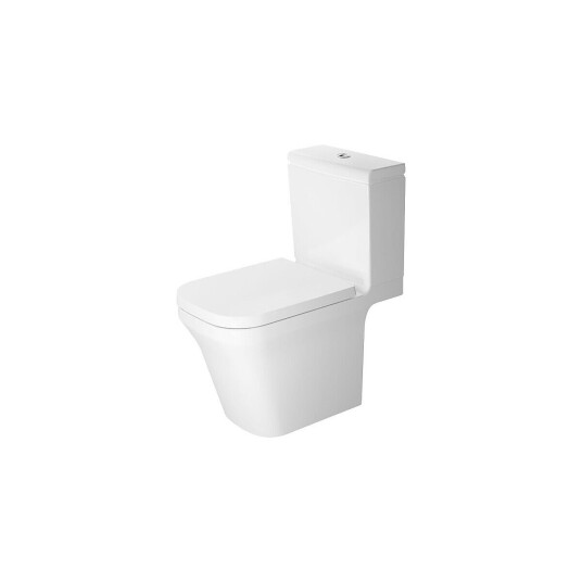 Duravit P3 Comforts Gulvstående toalett 380x650 mm, Rimless, Hvit