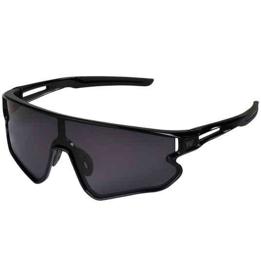 White Ultimate glasses, multisportbrille, unisex STD BLACK