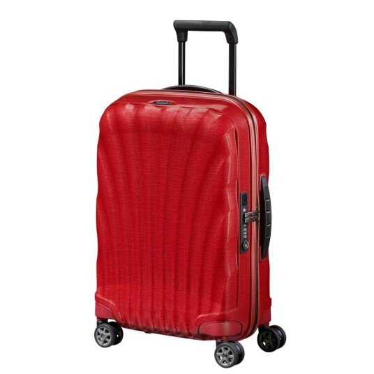 Samsonite C-Lite Ultralett hard utvidbar kabinkoffert 55 cm/42 L Rød