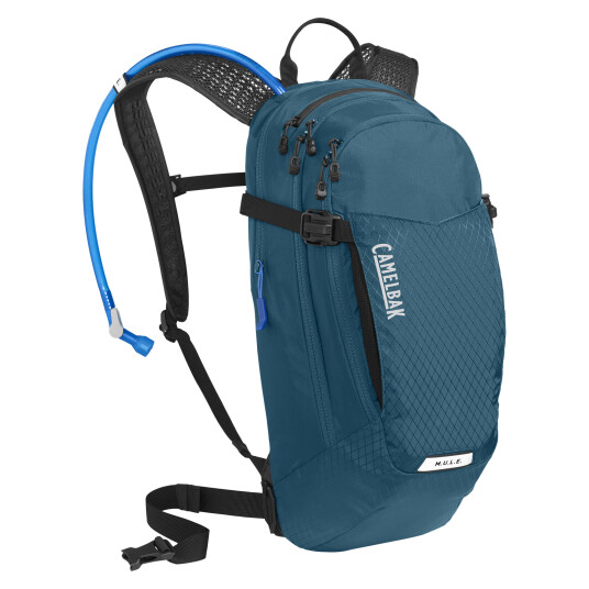 Camelbak Hydration pack M.U.L.E 12L 23, sekk med drikkebeholder unisex 12L Maroccan Blue/Black