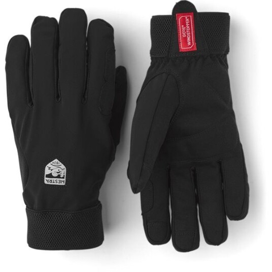 Hestra Windstopper Tracker - 5 Finger Black 6