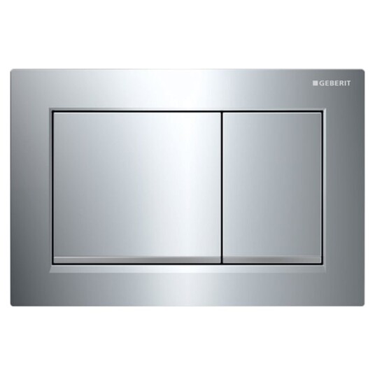 Geberit Omega30 Betjeningsplate Krom/Mattkrom/Krom