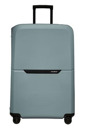 Samsonite Magnum ECO hard stor XL koffert 81 cm 4 hjul Isblå