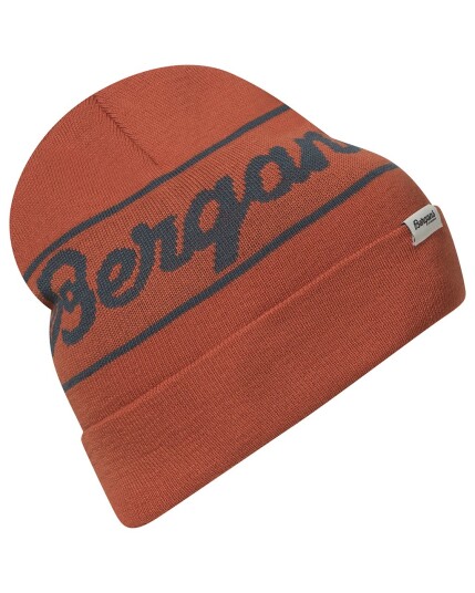 Bergans Bergans Logo Beanie Brick/Orion Blue