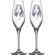 Kosta Boda Champagneglass All About You 2-pack Forever Mine