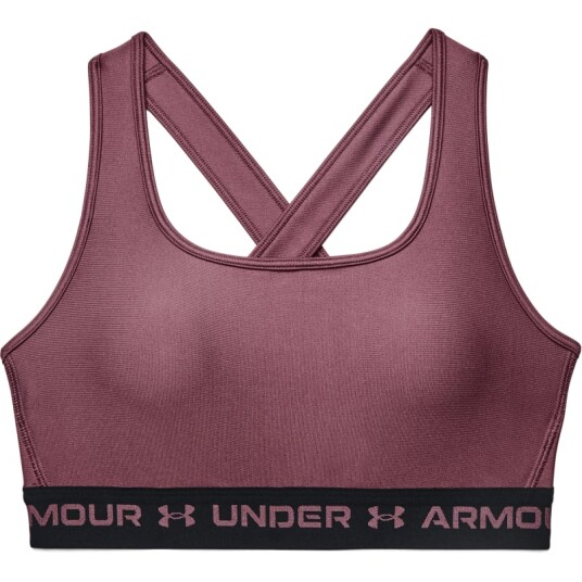 Under Armour Women's UA Crossback Mid Bra XS, Ash Plum