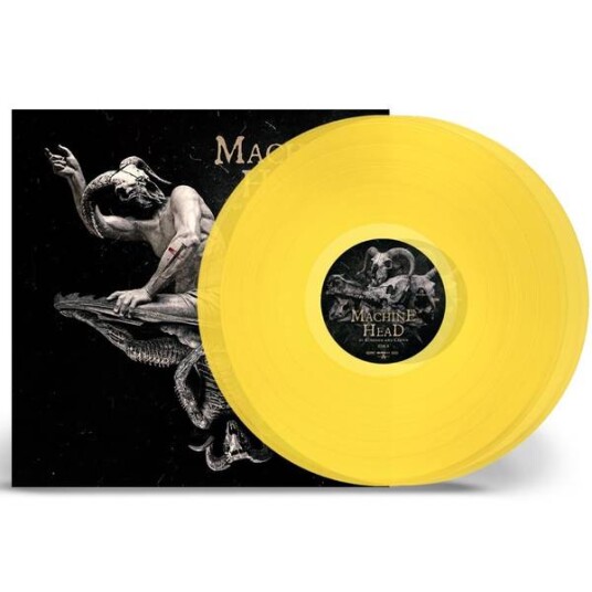 Machine Head Øf Kingdøm And Crøwn Limited Yellow Transparent Edition 2lp Vinyl