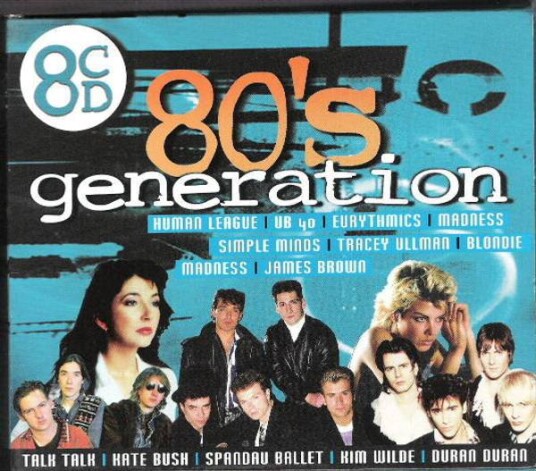 80's Generation (8CD-Box) Diverse artister 80-tallet