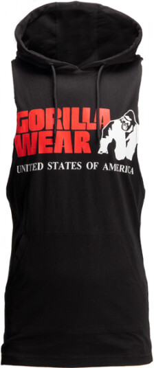 Gorilla Wear Rogers Hooded Tank Top - Sort