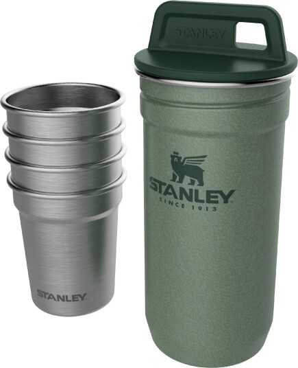 Stanley Adventure Shot Glass Set hammertone green