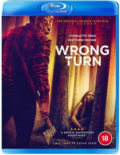 Wrong Turn Blu-ray 2021 Charlotte Vega Nelson DIR cert 18 Brand New