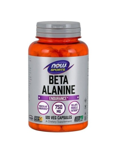 Now Foods Beta Alanine - 750mg - 120 veg caps