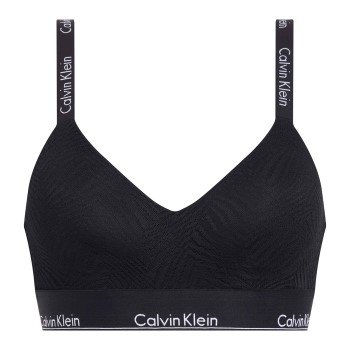 Calvin Klein BH Modern Lace Lightly Lined Bralette Svart polyamid Large Dame