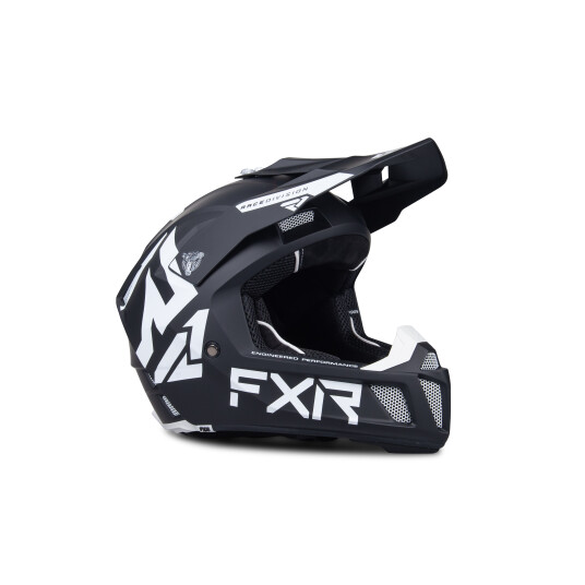 FXR Crosshjelm  Clutch CX Svart-Hvit