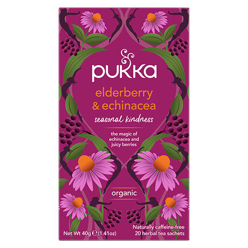 Pukka Elderberry & Echinacea Te 20 Poser