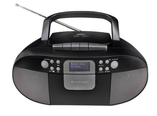 Soundmaster Boombox Dab+ Radio Med CDSpiller Og Kassettspiller SCD7800sw