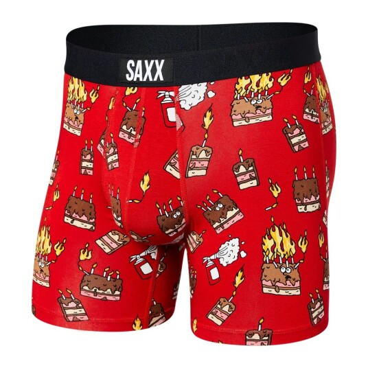 Saxx Man Saxx Vibe Boxer Fired Up-red M