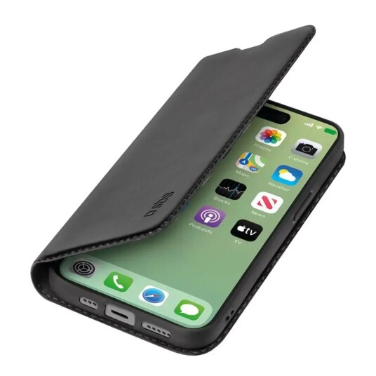 SBS iPhone 15 Pro Max SBS Wallet Lite Deksel - Svart