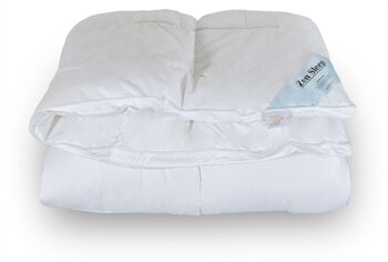 Zen Sleep Dunfiber Allergivennlig Dobbeltdyne - 200x220cm - Helårs Lun - Zen Sleep