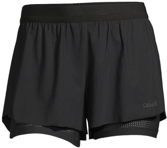 Casall Double Layer Shorts Black 38