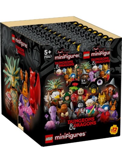 LEGO Minifigures 71047 Dungeons & Dragons komplett boks med 36 minifigurer