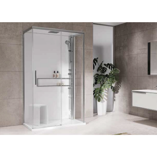 Novellini Glax 2 2.0 2P+2F Steamkabinett 120x80 cm, Corda