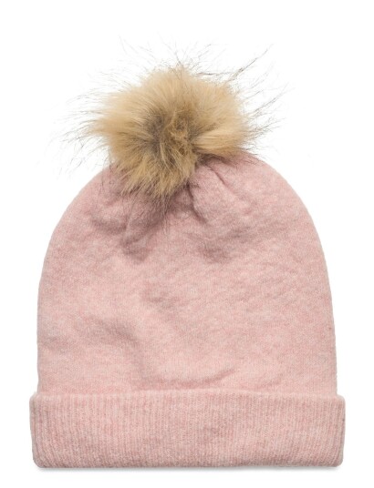 Kids Only Kogsienna Life Knit Beanie Cp Acc Pink Kids Only ROSE SMOKE ONE SIZE