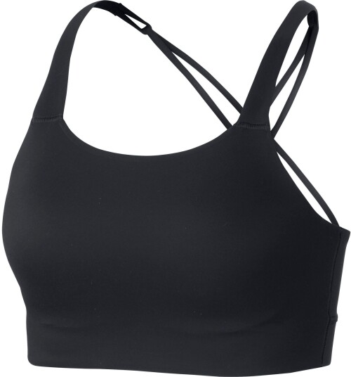 Nike Swoosh Luxe Sports Bra Black/Dark Smoke Grey XS