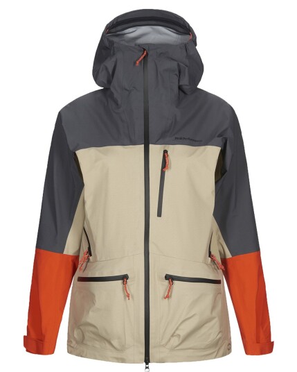 Peak Performance Vislight C Jacket W Celsian Beige/Deep Earth/Super Nova (Storlek XS)