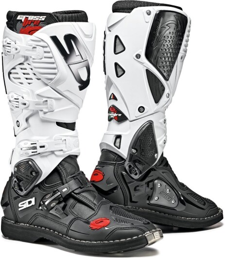 Sidi Crossfire 3 Motocross Støvler 43 Svart Hvit