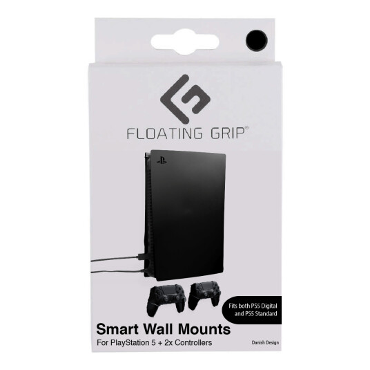 Floating Grip Playstation 5 wall mount Bundle Black