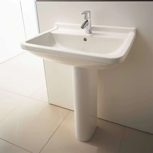 Duravit Starck 3 Vegghengt Servant 600x450, 1 blanderhull, WonderGliss