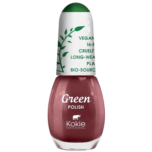 Kokie Green Nail Polish Wild Rose