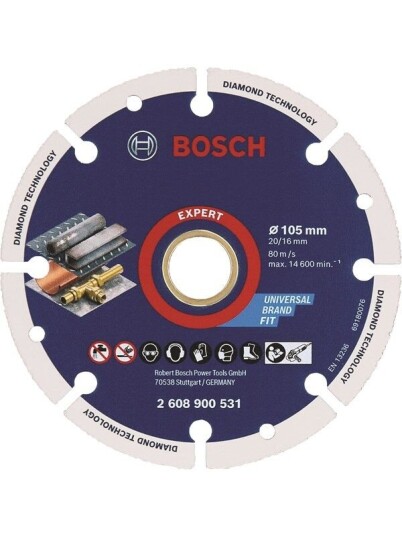 Bosch Diamantmetallskive 105 x 20/16 mm