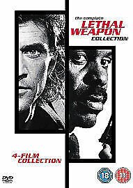 Lethal Weapon Collection DVD 2005 Mel Gibson, Donner DIR cert 18 4 discs English Brand New